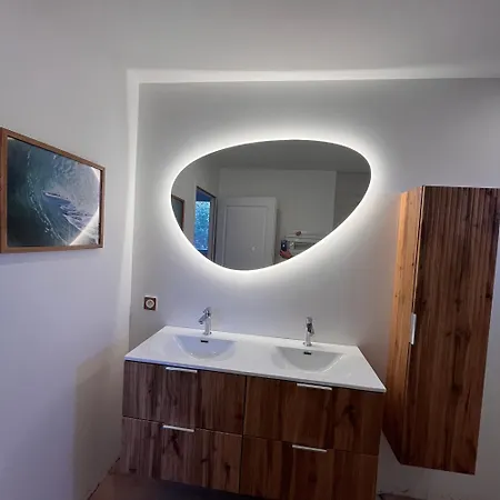 Maison Bois A Avec Piscine Сasa de vacaciones Lacanau