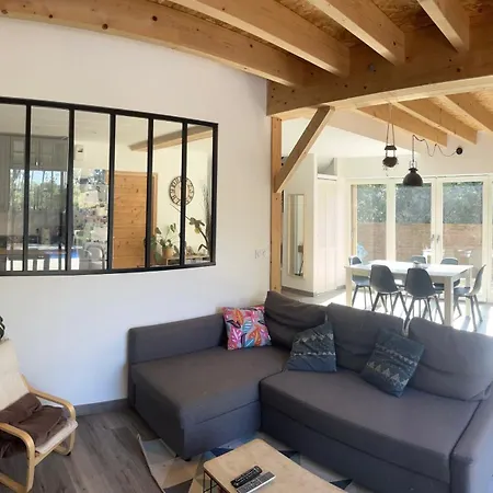 Maison Bois A Avec Piscine *
